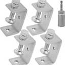 304 Stainless Steel C-Clamps,55mm Heavy Duty Tiger Clamps for Woodworking,C-Clamp 4 pack