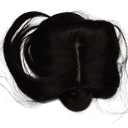 Women's Hair Topper, Dark Brown Side Bangs, Model:HT09-02