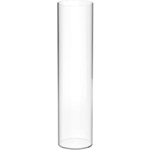 Tall Vases for Centerpieces, Clear Acrylic Cylinder Vase, 4" W x 16" H Round Vase, Decorative Centerpieces Flower Vases for Wedding, Home
