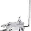 MILISTEN Drum Clamp Alloy Melodic Tom Cowbell Holder Expansion Clip for Music Instrument Silver