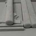 Polmart Black Long Velvet Bracelet/Watches/Jewelry T-Bar Display (Black Velvet, T-Bar) (1, Gray Velvet, 3-Tier)