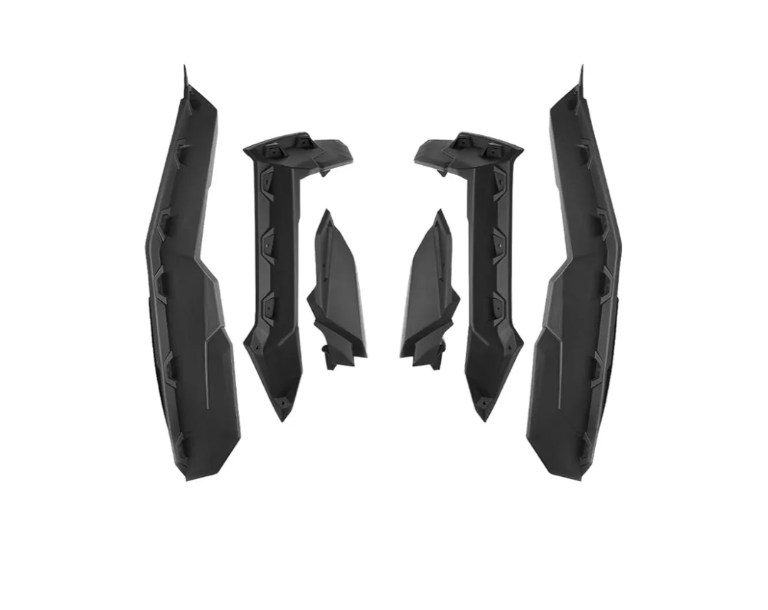 KEMIMOTO X3 Fender Flares Extended Compatible with Can-Am Maverick X3 & Max RS Turbo R RR 2017-2025 Front and Rear Side Fenders Mud Guards Accessories Parts OEM Replacement 715002973