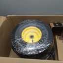 2PCS 15x6.00-6 Lawn Mower Tires, 4 Ply Tubeless 15x6-6 Front Tire Assembly Replacement for Craftsman/John Deere/Cub Cadet Riding Mowers,570lbs Capacity,3" Offset Hub,3/4" Bushing