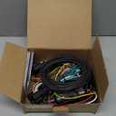 4-Pin Trailer Hitch Wiring Harness Kit Vehicle-Side Compatible with 2014-2024 Ram ProMaster 1500 2500 3500 Tradesman 4 Way Flat Trailer Connector Plug Replaces 56478