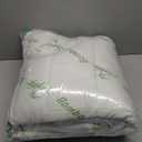 Ultra Soft Queen Size Mattress Topper - Viscose Made from Bamboo Pillow Top Mattress Pad for Back Pain Relief - Naturally Cooling for Hot Sleepers, Green