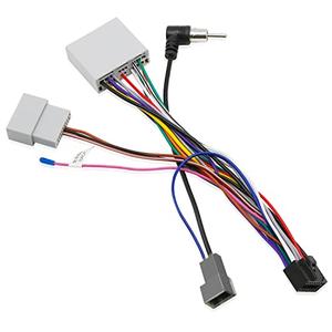 Fiegromech Radio Stereo Wiring Harness Replacement for Honda CRV 2007-2011 and Honda Civic 2008-2011 No AMP,16 Pin ISO Car Radio Power Speaker Cable with Antenna Adapter