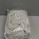 Clearance Stretch Individual Cushion Covers Sofa Loveseat Seat Cushion Slipcovers Soft Couch Cover Replacement Large Checkered Furniture Protector with Elastic Bottom (2 Pc Cushion Cover, Ivory)