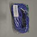 Caldwell's Pet Supply Co. Dual Dog Leash, Double Dog Leash for Two Dogs, Tangle Free, Heavy Duty Double Ended Tandem Leashes with Padded Handle, Tangle-Free Swivel, for Small, Medium or Large Dogs (blue)