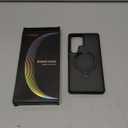 TORRAS 360 Spin Magnetic Stand for Samsung Galaxy S25 Ultra Case, Fit for Magsafe, Military Grade Slim Protective S25 Ultra Case with Kickstand & Ring Holder, Ostand Spin, Translucent Frosted Black