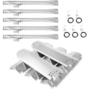 Replacement Parts Kit for Home Depot Nexgrill 5 Burner 720-0888, 720-0888N, 4 Burner 720-0830H, 720-0830D, 720-0783E, Kenmore 122.33492410, Grill Burners, Heat Plates, Igniters