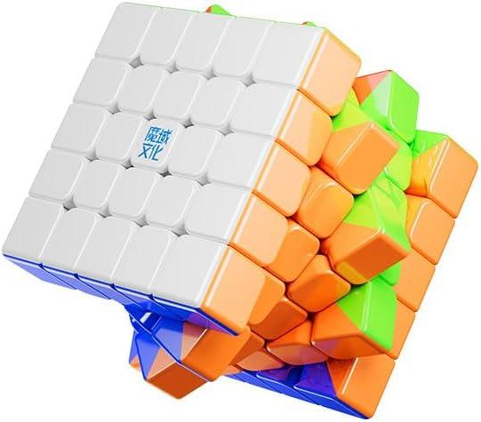 Cuberspeed Moyu Aochuang V6 5X5 stickerless Cube Moyu Aochuang V6 Magnetic Flagship 5x5x5 Speed Cube (Single-Track UV)