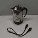 Farberware Electric Coffee Percolator, Stainless Steel Basket, Automatic Keep Warm, No-Drip Spout, 8 Cup