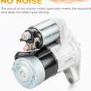 17879 Starter (Only for Manual) for Jeep Grand Cherokee 4.0L L6 2003 2004, for TJ & Wrangler 4.0L L6 2003-2006, 17879N 56041012AE, 410-48118, SMT0361, M0T91082