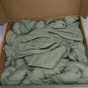 50 Pack Cheesecloth Napkins 20"x20" Sage Green Boho Gauze Cheese Cloth Napkins Bulk Rustic Dinner Table Decor for Wedding Bridal Baby Shower Party