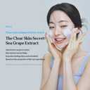 Mild Clear Cleansing Foam for Facial Cleansing with caulerpa lentillifera extract & Potassium [Vegan & Korean Skincare]  5.07 fl. oz.
