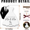 Wedding Gifts - Mr and Mrs Gifts - Wedding Gift for Couples 2025, Bride, Future Mr and Mrs - Bridal Shower Bride Gift Ideas (2 Side)