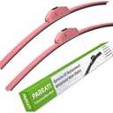OEM QUALITY 24" + 20" PARRATI Premium All-Season Pink Windshield Wiper Blades (Set of 2)