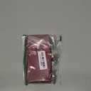 XcaseBar for iPhone 15 Plus 6.7" Wallet case with Zipper Credit Card Holder RFID Blocking,Flip Folio Book PU Leather Shockproof Strap Protective Cover Women Men for Apple 15Plus Phone case Red