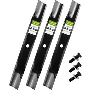 115-2454-03 High Lift Blades for 54" Mower Deck,Compatible with Exmark Quest E S-Series Tor o Time Cutter SS5425 ZX5400 ZX5420 MX5400 MR5400 54 Inch Deck (3 Pack)