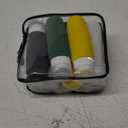 Travel Bottles for Toiletries 8 Pack, TSA Approved 3 oz Travel Containers with Clear Bag, Leak Proof Silicone Squeezable Essentials Jars (Dark Green)