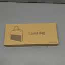 DALINDA Lunch Bag Lunch Box for Women Men Reusable Insulated Lunch Bags,Water-Resistant Cute Cooler Lunch Tote Bag, Large Capacity for Work Travel Picnic,Black