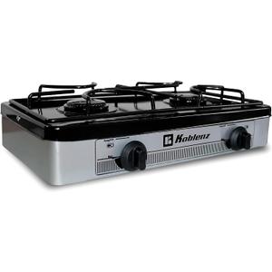 Koblenz PSK-200S 2-Burner Gas Stove, Silver