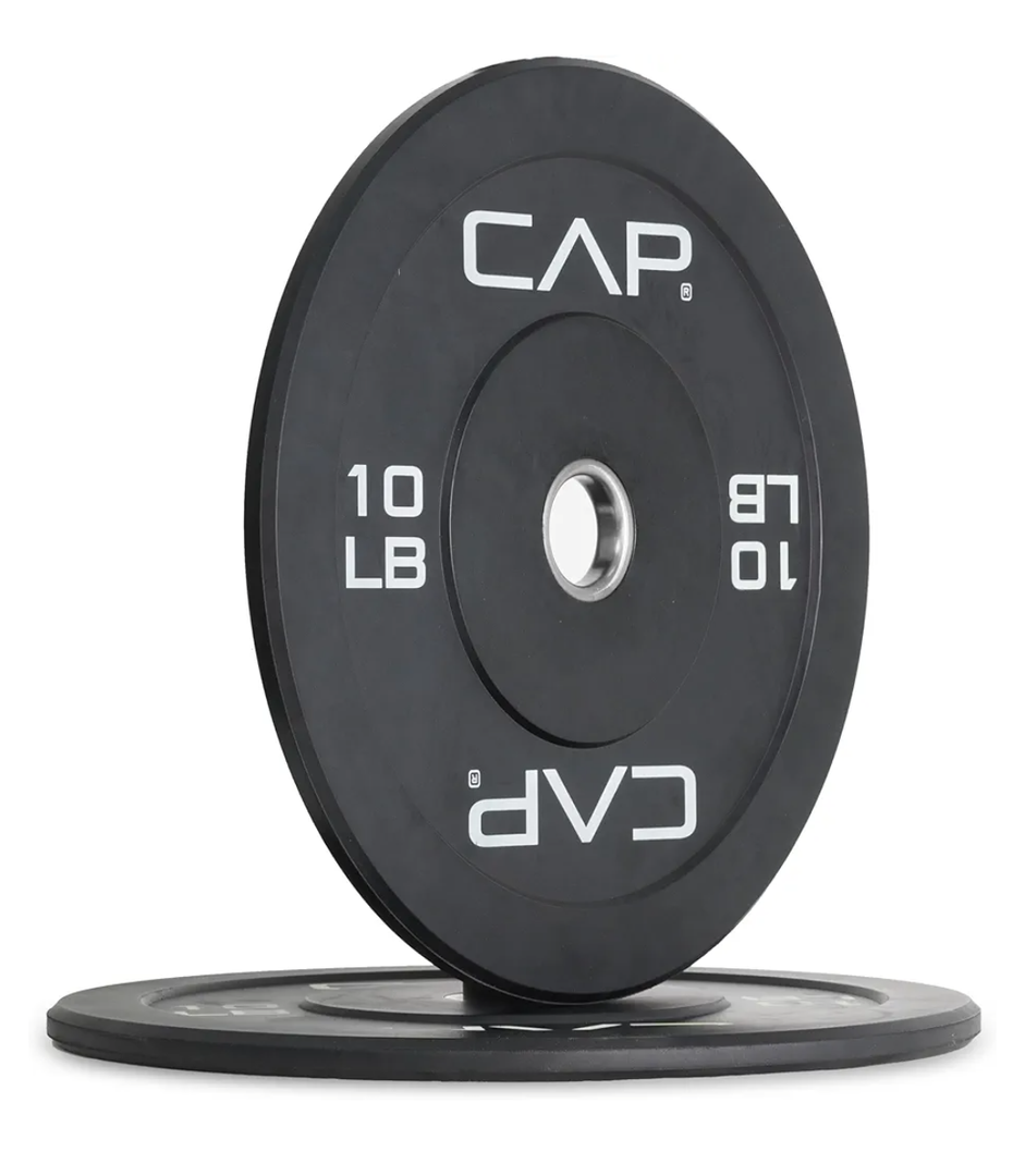 2Pack CAP Barbell Olympic Bumper Plates 10LB