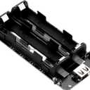 1865O Battery Holder Li-ion Battery with Dual Compartment Support Micro USB 5V/3A 3V/1A V8 Battery Shield
