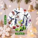 Hummingbird Hanging Ornament, Christmas Ornaments, Xmas Decorations for Tree, Ornaments for Christmas Tree, Holiday Ornament, Hummingbird Gifts, Holiday Party Gifts, and Xmas Gift Ideas