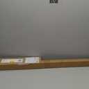 Ivilon Drapery Treatment Window Curtain Rod - Acrylic Ball 1 inch Pole. 72 to 144 Inch. Warm Gold