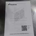 Nicetree Rattan Arched Accent Shoe Storage Cabinet - Freestanding Ultra Slim for Entryway, 4 Flip Drawers & 3-Tier Adjustable Shelves, Farmhouse Modern Rustic Shoe Rack for Hallway, Foyer, Living Room (Smoked Oak)