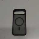 TORRAS Magnetic Shockproof for Google Pixel 10 Pro XL Case, Strong Magnet fit for MagSafe, 12FT Mil-Grade Protection, Slim Translucent Matte Case for Pixel 10 Pro XL with Multi-Color Buttons, Black