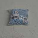 RXRXCOCO Womens Shirred Bandeau Bikini Cute Two Piece Swimsuit Off Shoulder High Waist Bathing Suit (Blue) XS