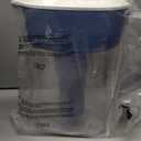 PUR Plus 7-Cup Water Filter Pitcher for Fridge, Cleaner, Great-tasting Water, Dishwasher Safe, Powerful Filtration, Change Light Indicator, LockFit Cap Design, White