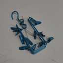 KANGCAI Underwear Hangers for Drying Metal Clothes Drying Rack, Laundry Drying Racks,Drying Racks, Foldable Laundry Clips,Small Drying Clothes, pins, Clips for Apartments Blue