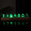 7 Pcs Planet 3D Solar System Crystal Ball Model Gift Space Astronomy Gift Planets Multicolor Universe Galaxy Globe Ball Science Astrophysics Gift Night Light Kids Bedroom Adults Gift