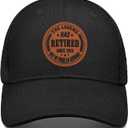 Funny Retirement Gifts for Men 2025, Mens Retirement Gifts, Retired Hat Personalized Best Retired Ideas Gifts (One Size, Black-c)