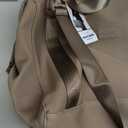 Fit & Fresh Neoprene Weekender Bag for Women  Carry-On Friendly Travel Duffel with Expandable Sides, Trolley Sleeve & Pockets  Lightweight, Water-Resistant Overnight Bag for Weekend Trips + Gym (Taupe)