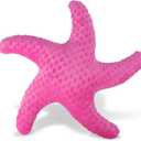 Marble Empire Starfish Pillow Starfish Shaped Throw Pillow Coastal Decorative Pillows Beach Ocean Nautical Theme Stuffed Plush for Bed Couch(Hot Pink) (19.68inch, Hotpink)