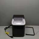 DUMOS Ice Maker Countertop Ice Machine Compact Size with Handle, 26lbs in 24Hrs, Black