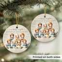 3 x Religious Ornaments for Christmas Tree 2025 - Faith, Catholic Gifts for Women, Families, Friends, Children - O Holy Night Angel Ceramic Ornament - Angel Singing Choir Christmas Ornaments