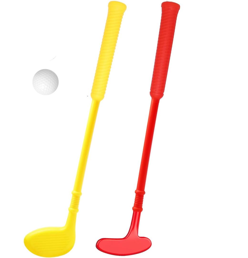 Plastic Mini Golf Clubs for Toddlers,Kids Golf Clubs Set,Outdoor/Indoor Golf Toys Christmas Birthday Present for Boys Girls