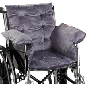 Big Hippo Wheelchair Seat Cushions, Comfortable Wheelchair Cushions for Pressure Relief, Soft Wheelchair Seat Cushions Pain Relief -17 17 Inches - Gray (Grey)