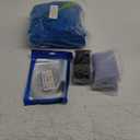 OUTREE Pod Swing Featuring Fiber Optic with 10 Colors and 17 Effects. Sensory Swing Suitable for Individuals with Sensory Needs (Blue)