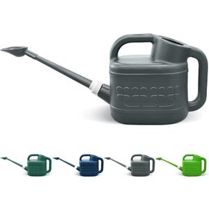 2 Gallon Watering Can for Outdoor Plants, Plant Watering Can with Removable Long Spout and Stainless Steel Sprinkler Head, Large Water Can for Garden Flowers Vegetables