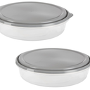 GoodCook EveryWare Extra Large 12 inch Round Container 2 pack, BPA Free