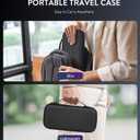 Arctiiro for Nintendo Switch 2 Carrying Case and 2 Screen Protector [2025 Upgrade] Slim Hard Travel Case with Storage Pouch, Game Card Slots, Thumb Grip Caps for Switch 2 Accessories