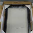 Amazon Basics Shadow Box Wood Rectangular Frame, 8.5" x 11", Black