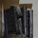 3 Pieces Self Closing Door Hinges 4 inch Matte Black Auto Close Hinge Adjustable 4 x 4 Inch Spring Hinges 5/8" Radius Corner Commercial Door Closer Hinge