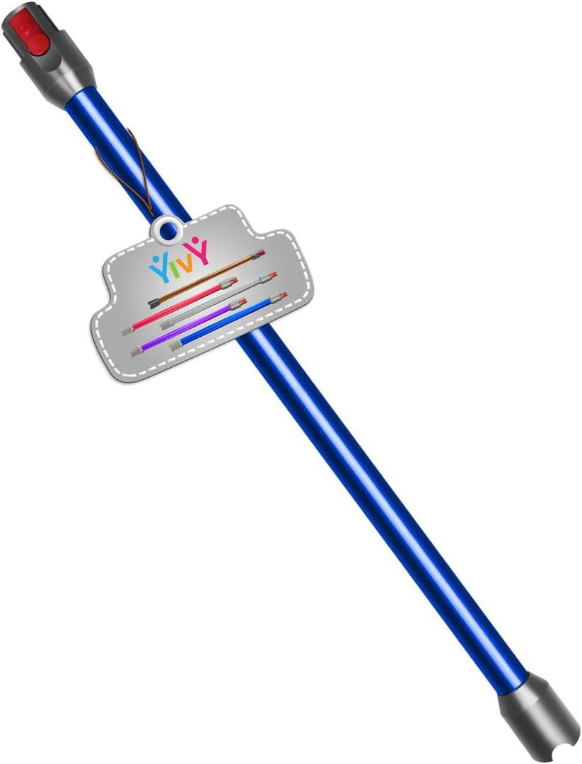 Yivy Replacement Wand Quick Release Tube Extension Rod Compatible with Dyson V10 Digital Slim V12 Detect Slim Cordless Vacuum Cleaner (Blue).